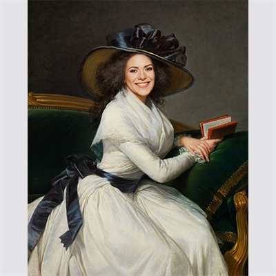 Custom Masterpiece Portrait of Marie-Charlotte from Photo,by myDaVinci - myDaVinci